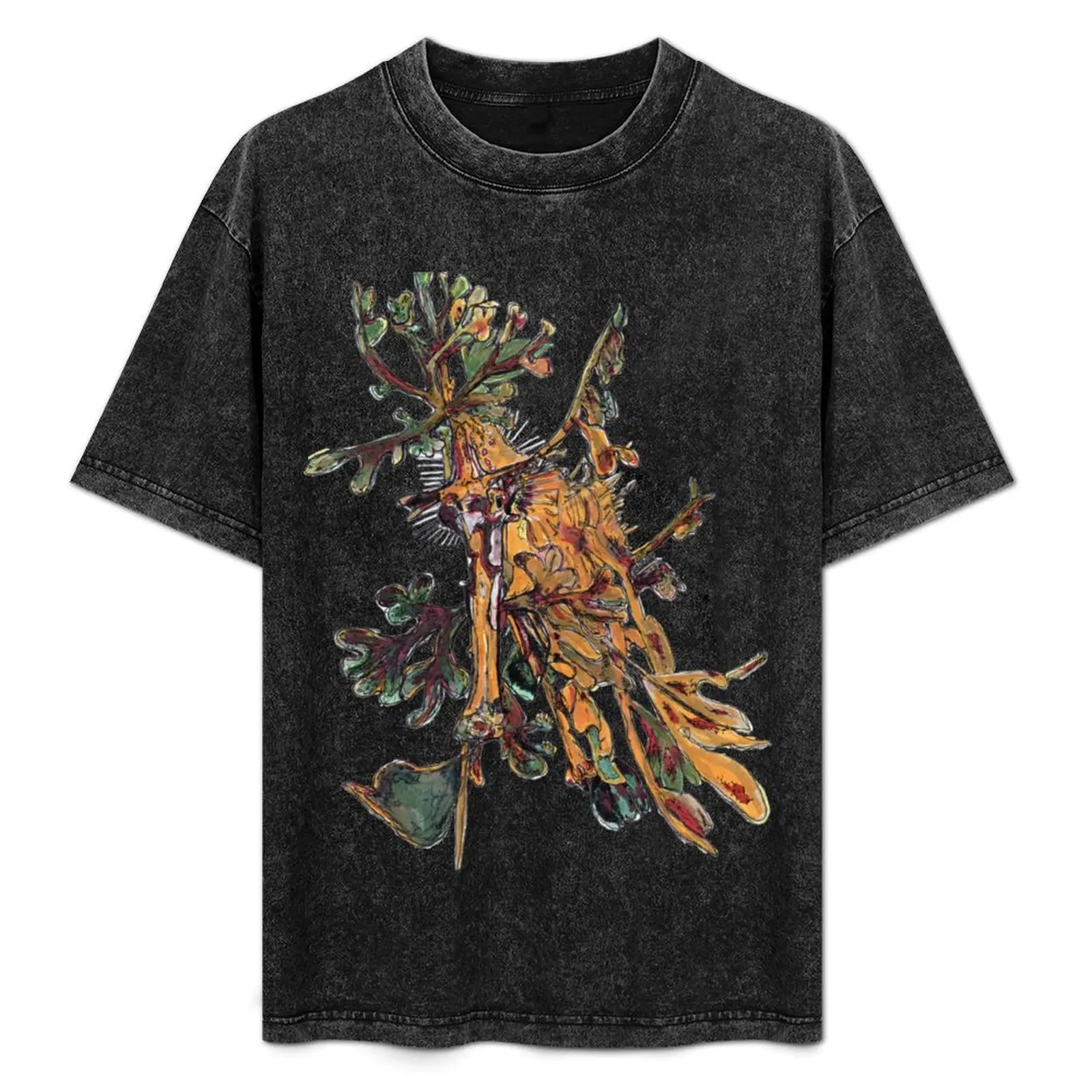 

Carlee the Leafy Sea Dragon T-Shirt t shirt man designer anime t shirts for man T-Shirt