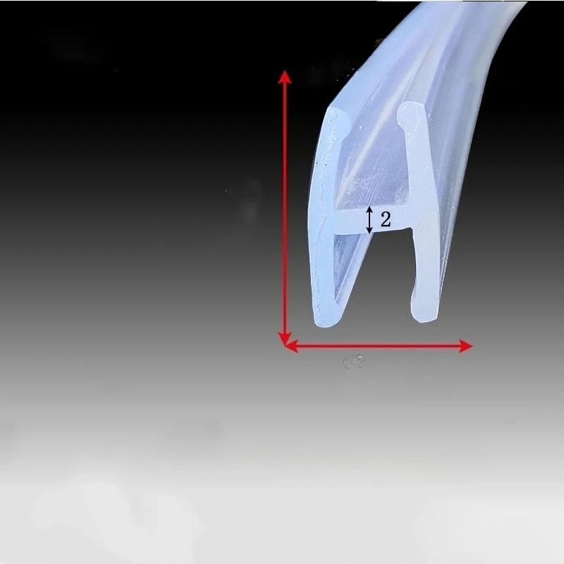 Custom H-Shape Resin Rubber Sealing Strip for Glass,Metal,Edge Protection,Draft Stopper, High Durability,Chemical,Heat Resistant