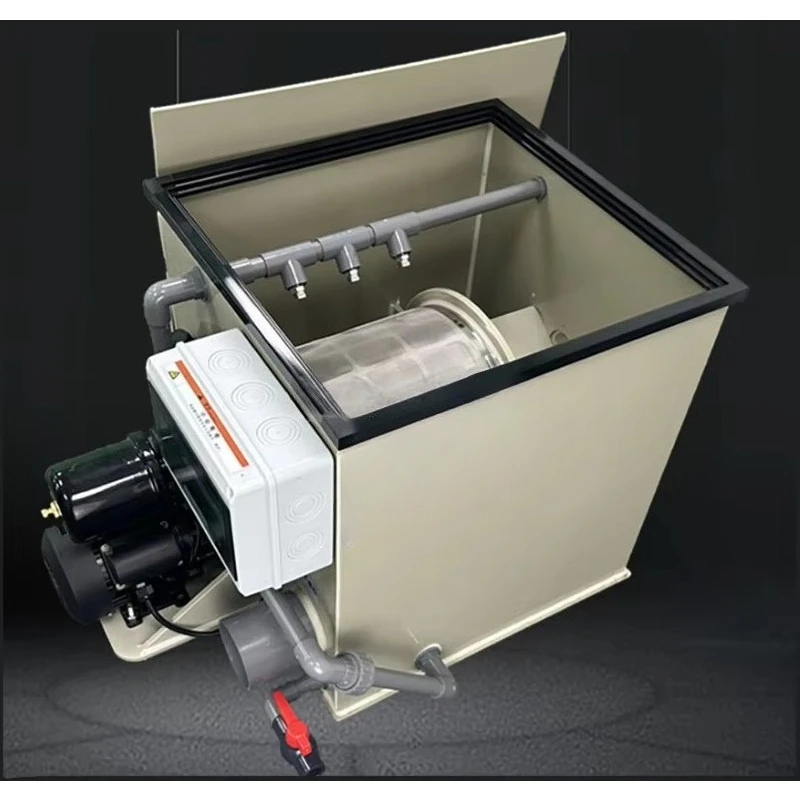 New Large Custom Rotary Drum Microfilter, Aquaculture Water Treatment Filter Suitable for Fish Pond Breeding Filtration
