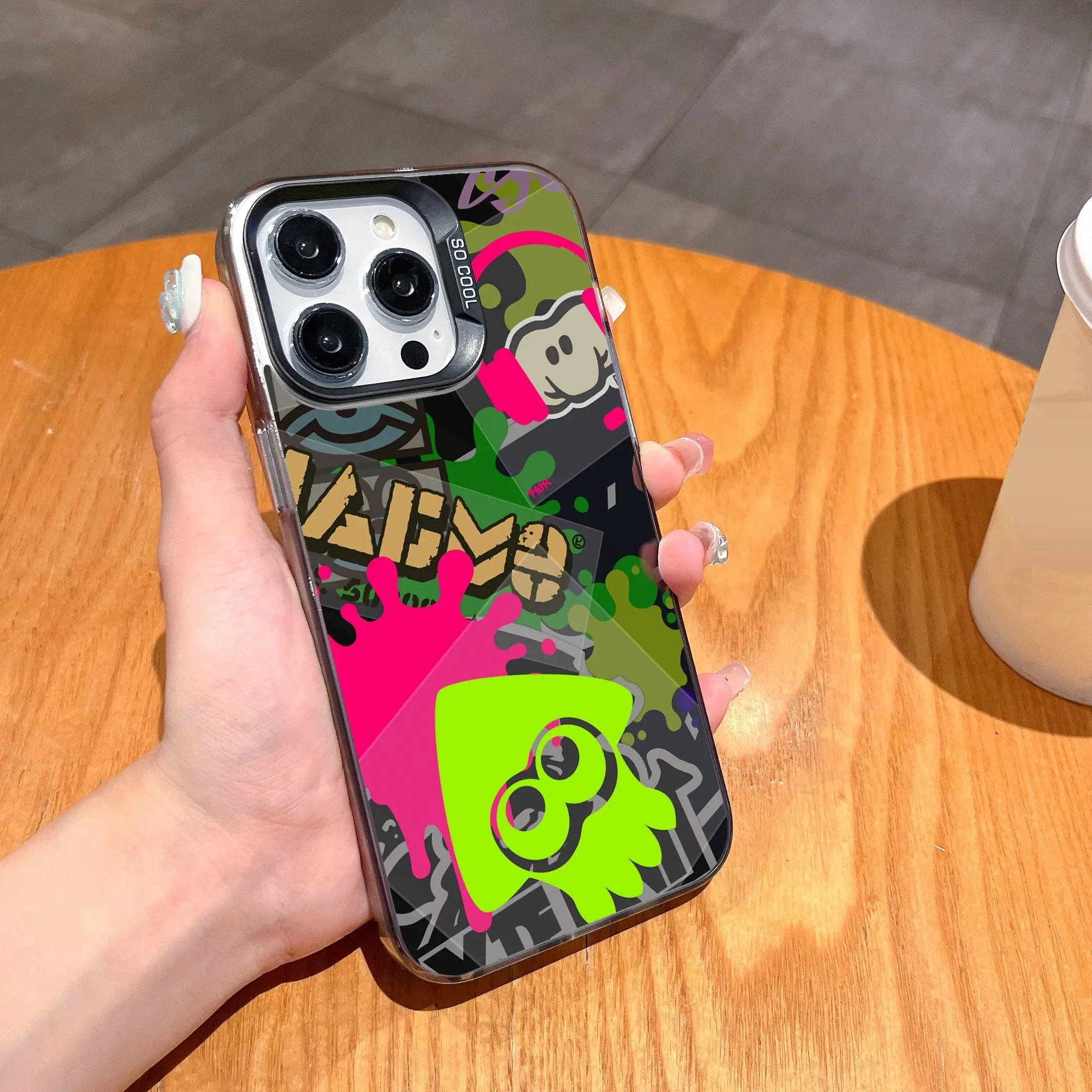 Game Splatoon Art Phone Case for Huawei P30 P40 Mate 30 40 Pro Nova 7 Honor 50 Lens Creative Border Hard TPU PC Cover