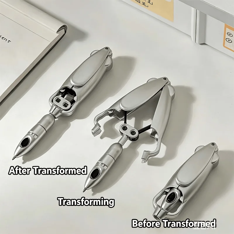 Deformable Mechanical Shape Ballpoint Pen Creative Transformable Robot Writing Pen Interesting Stationery Gift for StudentOffice
