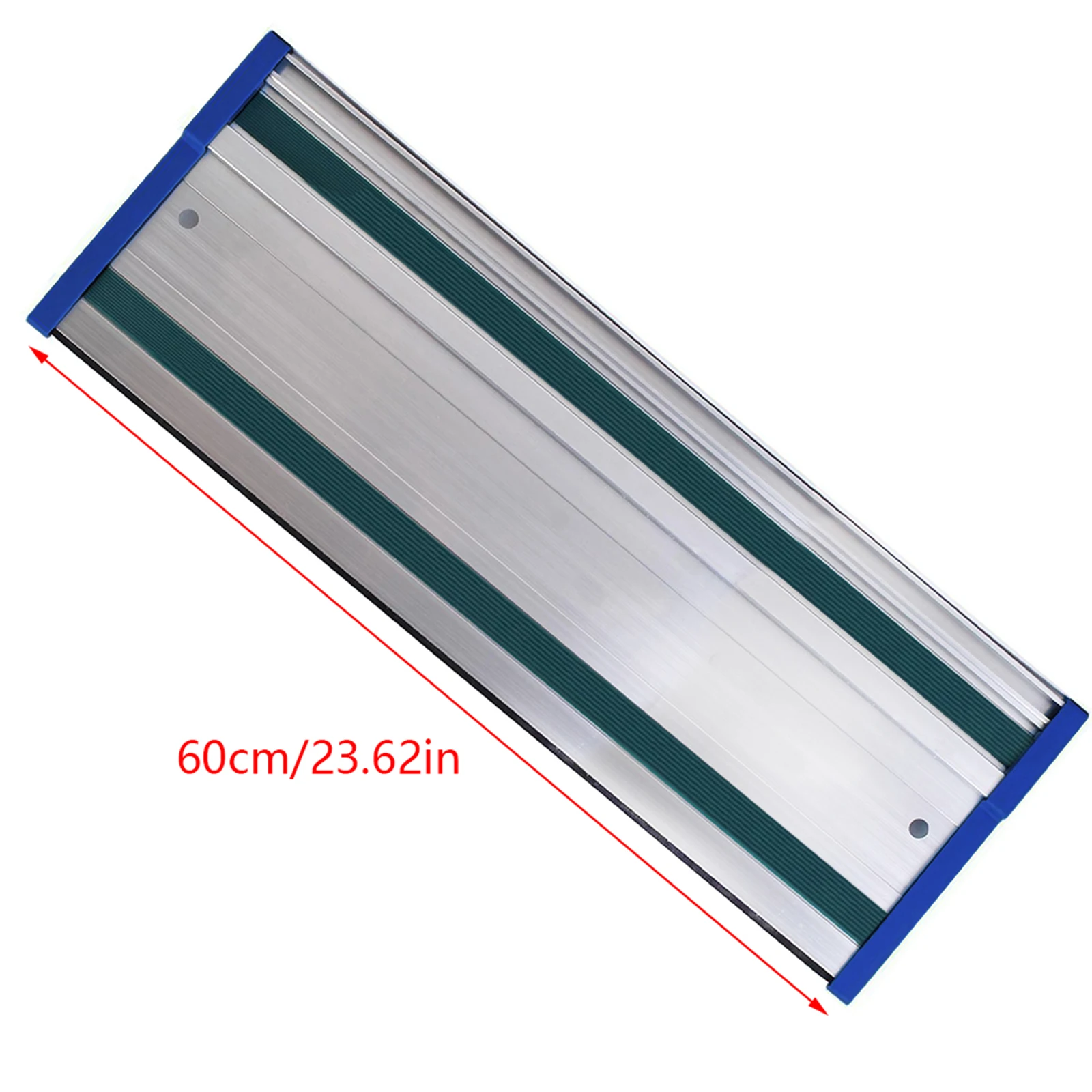 1Set 60/80CM Carpentry Guide Rail with Protective Caps, Track Saw Rail Woodworking Tool