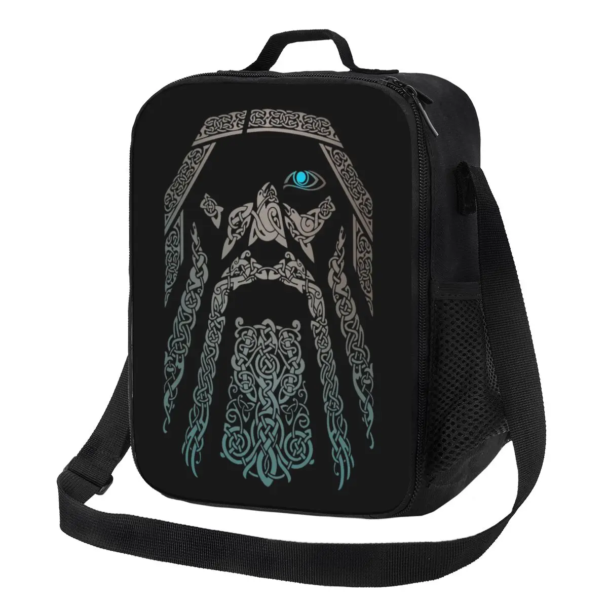 Sac à lunch personnalisé pour femme, Odin Viking Valhalla, fils d'Odin, glacière thermique, boîte à lunch isotherme pour étudiant, école