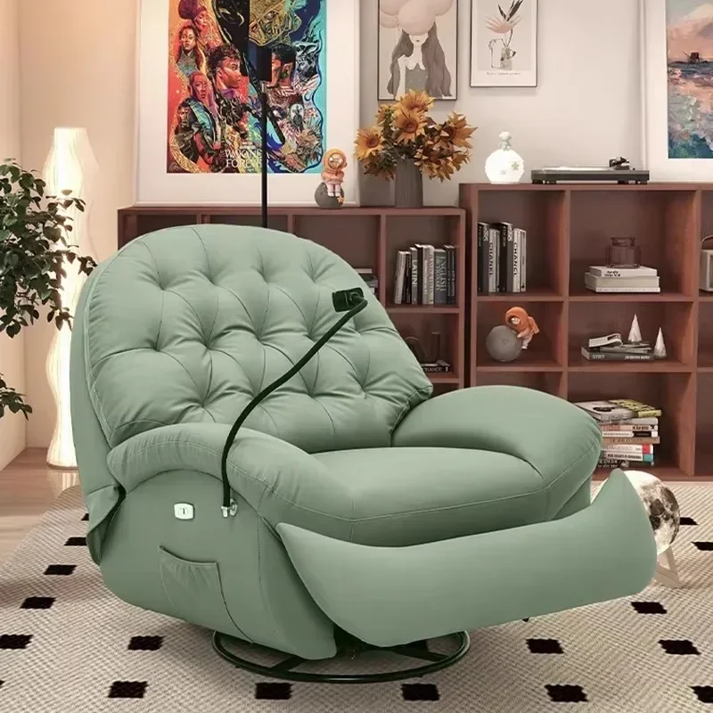 Adult Reclining Armchair Chair Electric Recliner Disposable Convertible Bed Bed Sofa Large Beach Chaise Lounge Furniture