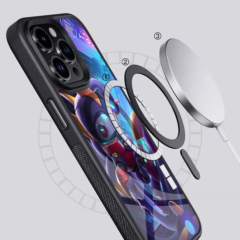 Game Stars Leon Crow Phone Case Strong Magnetic For IPhone Pro Max 11 12 Mini Alex Mirror For Magsafe Wireless Charging Cover