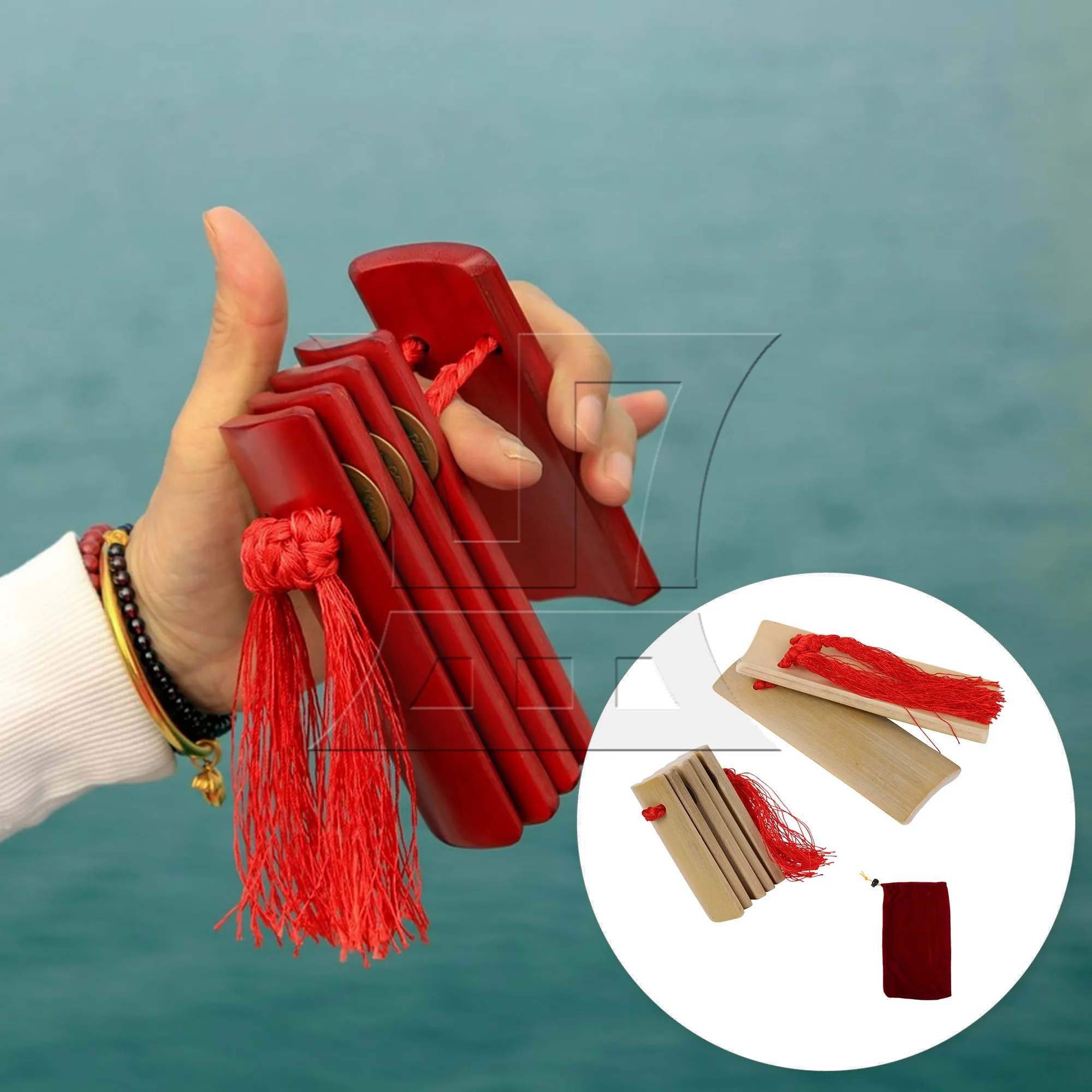 

Набор профессиональных китайских куайбанов Yibuy, 7 штук, 7.48"x2.56" и 4.84"x1.69", с сумкой