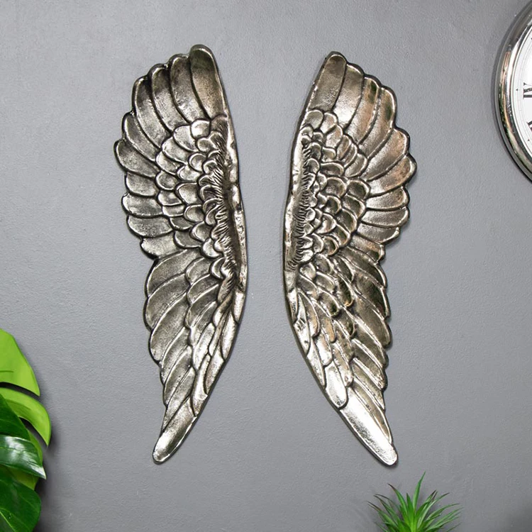 Modern Design Decorative Sculpture Interior Door Frame Angel Wings Wall 