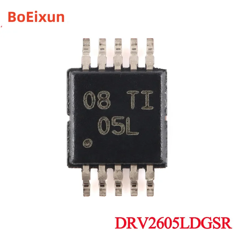 5Pcs/1pc DRV2605LDGSR DRV2605L 05L DRV2605LDGS DRV2605 DRV2605LD VSSOP-10 ERM And LRA Tactile Haptic Driver Chip IC