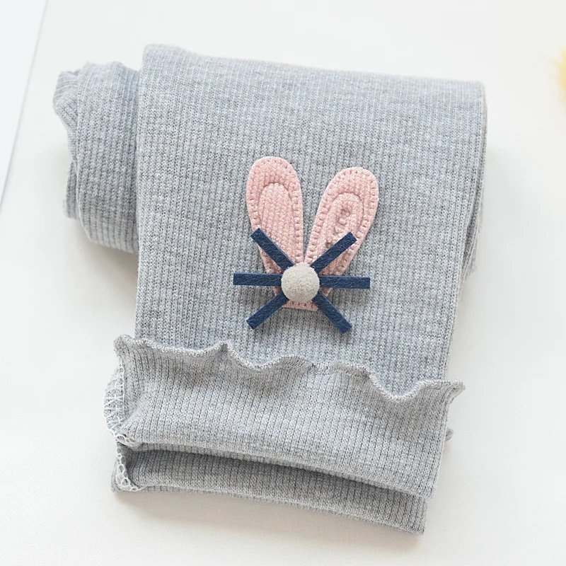 Mädchen Leggings Herbst Frühling niedliche Baumwolle elastische Taille Kinder Kinder Baby Hosen unten – Detail 12
