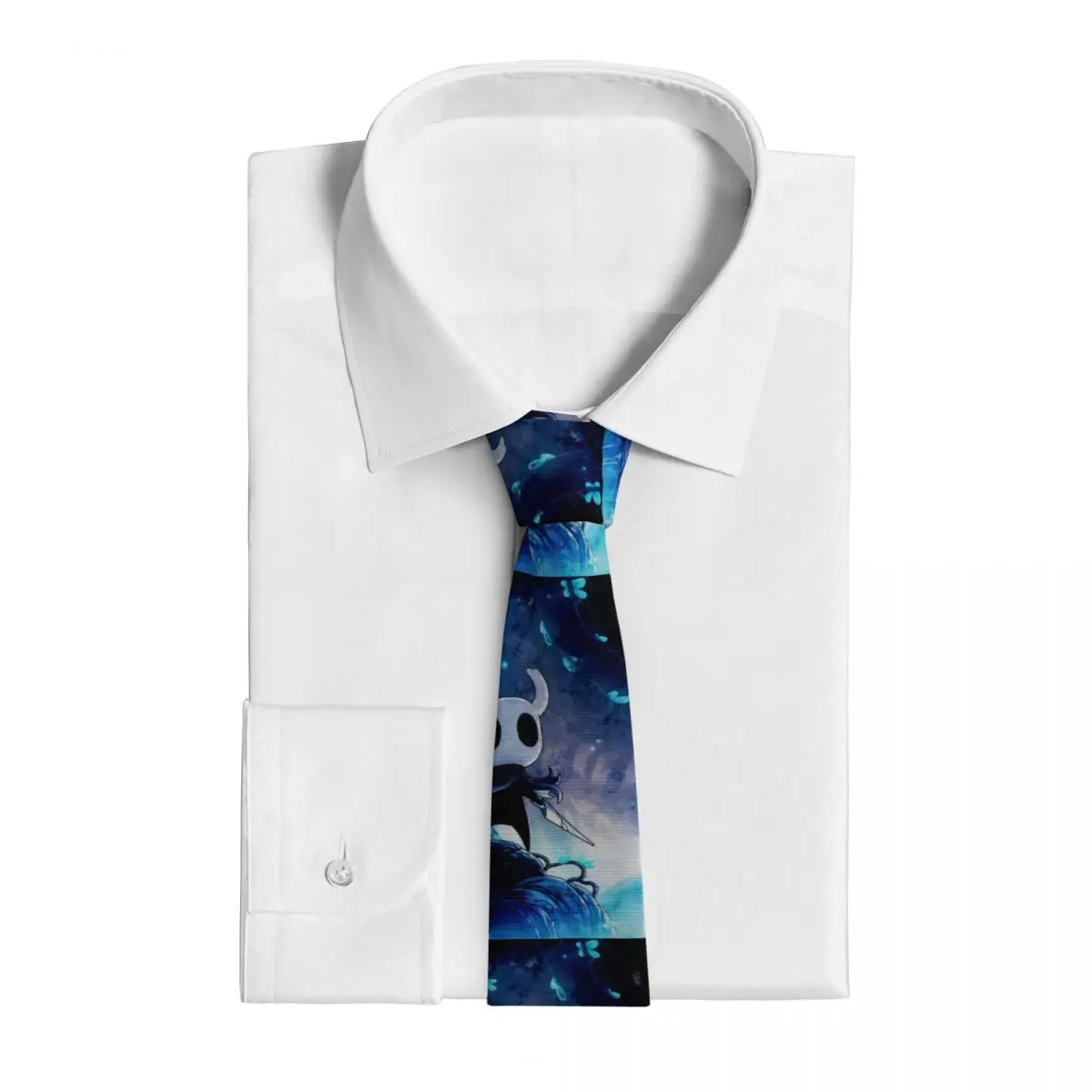 Hollow Knight (4) Necktie for Men Silk Polyester 8 cm Neck Ties Party Suits Tie Casual Gravatas