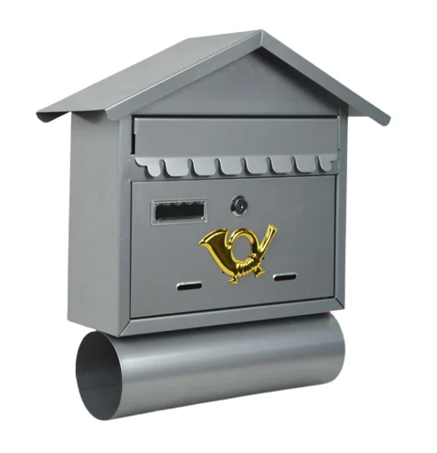 wrought iron mailbox outdoor wall decoration rainproof waterproof mailbox pastoral creative mailbox European retro