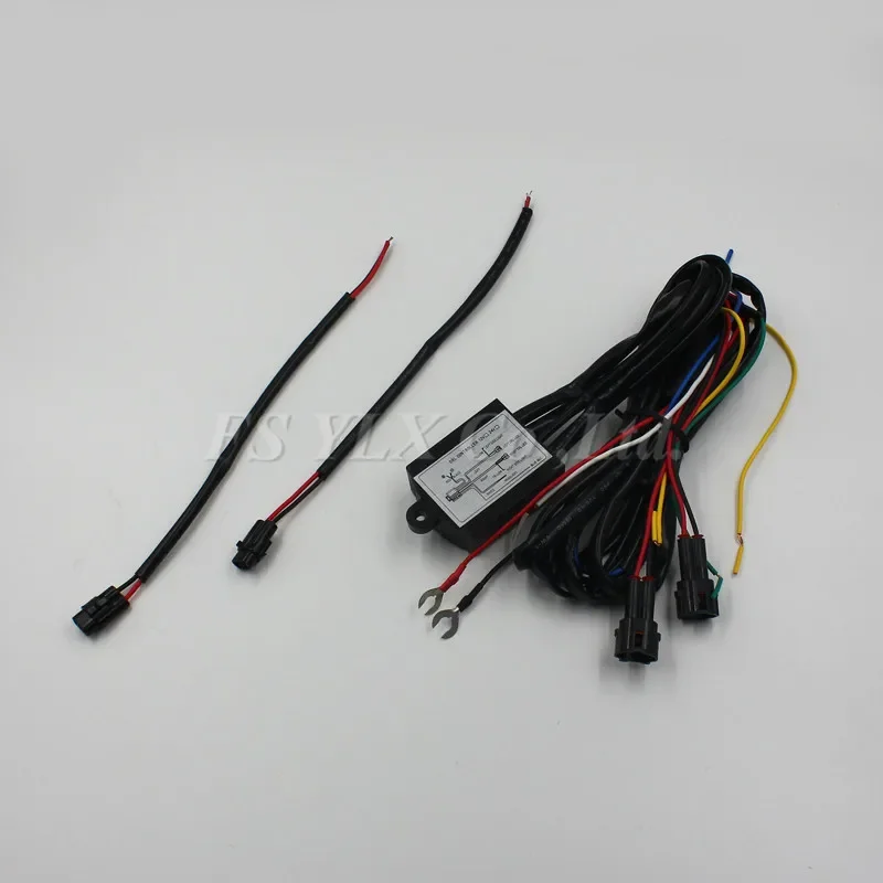 FSYLX 1X Car Led daytime light auto ON/OFF DRL controller wire auto with flash reduce light and synchronous steering function
