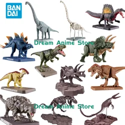 Bandai Original Anime Model Plastic Dinosaur Brachiosaurus Containing Skeletal Fossils Action Figure Toys Gifts for Children