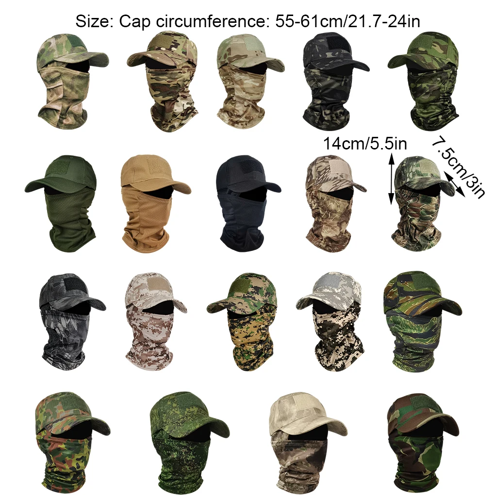 Face Hood for Sun Hats Faces Cover Mountaineering Sports Cap Type 15