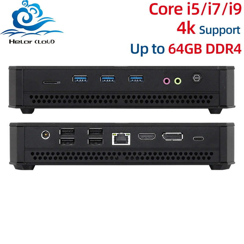 Gaming Mini PC Intel Core i9-11900H i7-11800H 32GB DDR4 512GB/1TB SSD 4K Display Windows 10 Game Computer