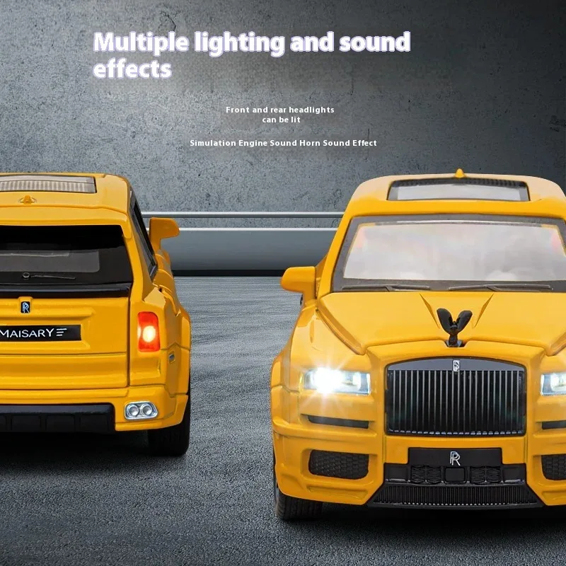 1:32 SUV Legierung Diecast Metall Modell Sound Licht Zurückziehen Spielzeug Miniatur Auto Dekoration Kinder Spielzeug Geschenk
