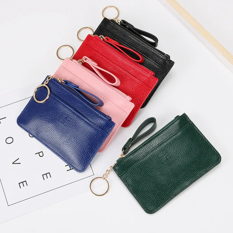 Coin Purse Women's Wallet Handbag New Money Bag Driving Card Bag Ultra-thin Coin Zipper Bag Key Bag carteira masculino