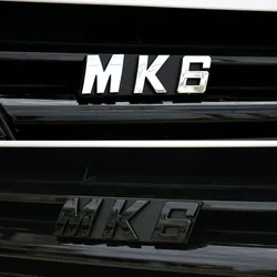 Exterior Cars Badge Emblem MK6 Trunk letter GOLF 6 Logos