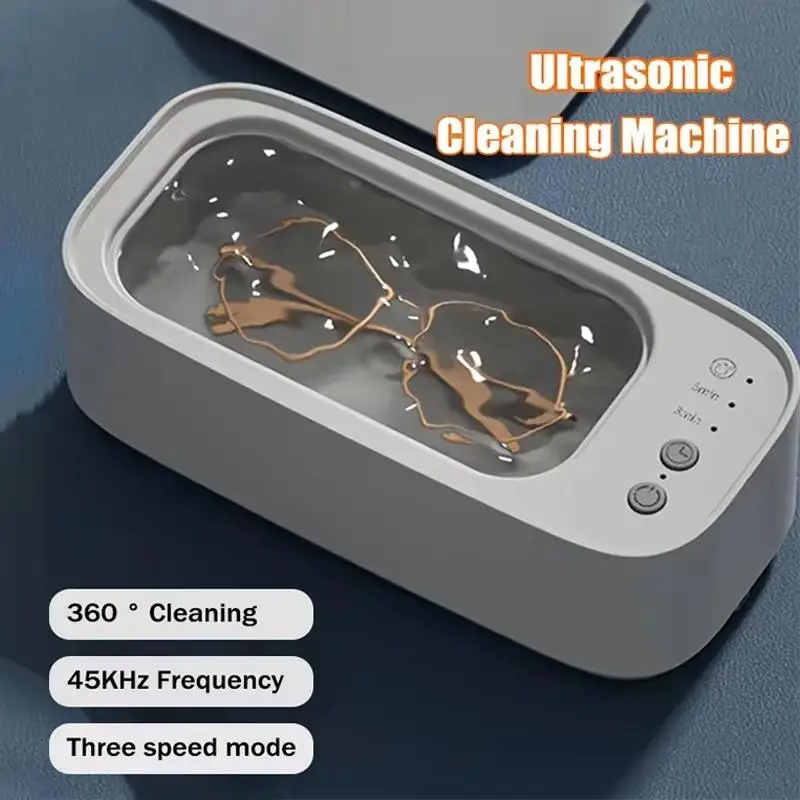 آلة تنظيف النظارات بالموجات فوق الصوتية الجديدة 45 كيلو هرتز بالموجات فوق الصوتية آلة تنظيف المجوهرات عالية التردد بالموجات فوق الصوتية الأنظف حمام #2