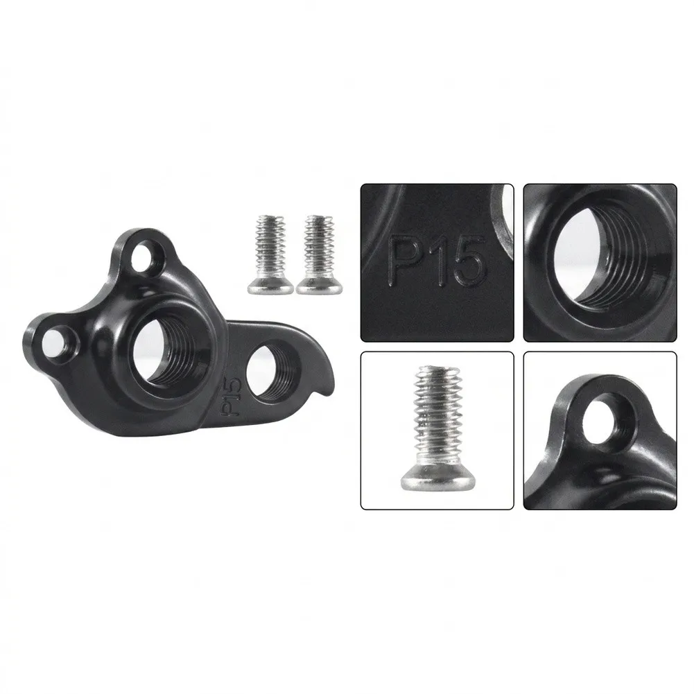 Frame Extender Bike Tail Hook For Mountain Biking Cnc Machined Finish For Thru Axle Frames Rear Derailleur Tail Hook