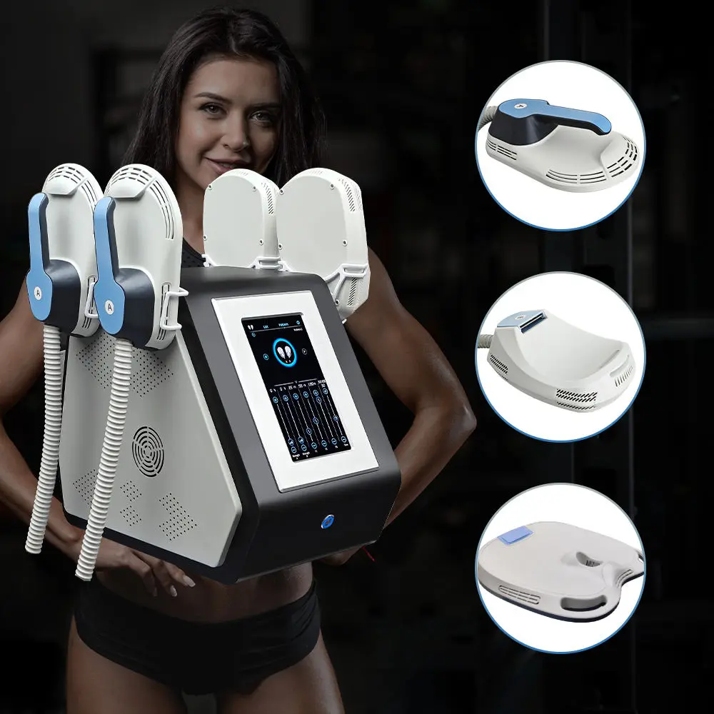 เครื่องกระตุ้นกล้ามเนื้อพกพา Emszero Ems Neo 4 หัว สร้างกล้ามเนื้อ กระชับสัดส่วน ยกกระชับก้น เครื่องสลายไขมัน