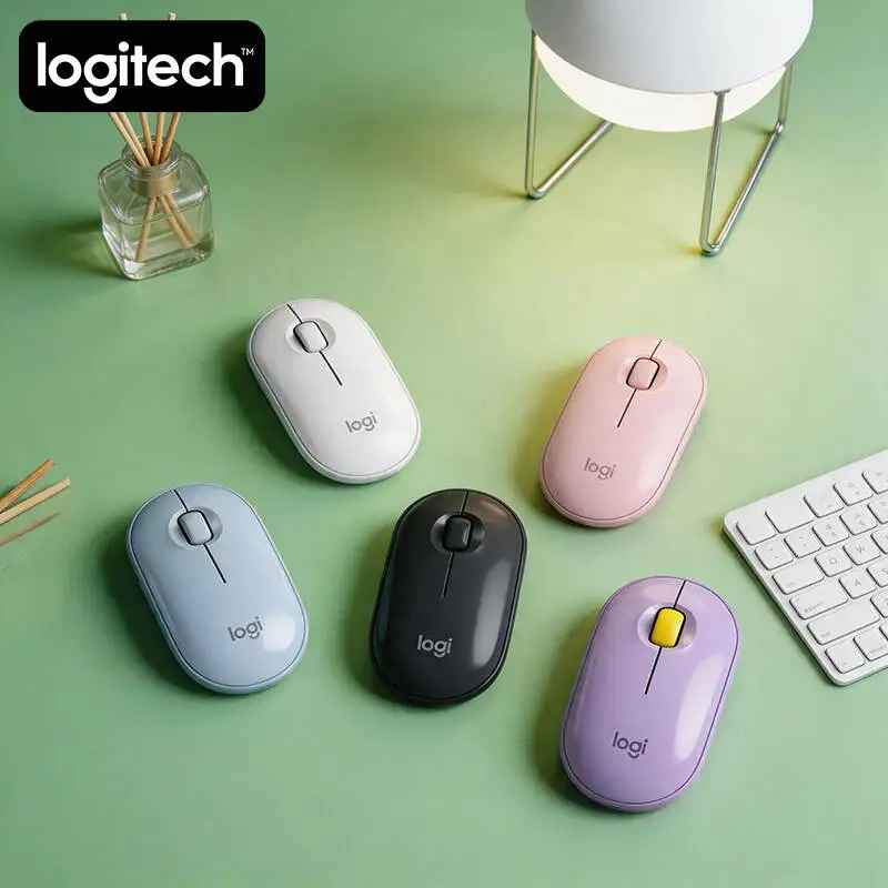Logitech M350 Ergonomic Silent Mouse - Comfort Grip, 1000 DPI, Bluetooth & USB, 10m Range, Home Office Study Helper