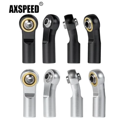 AXSPEED 10/20Pcs Metal M3 Ball Heads Tie Rod End Joint CW Thread for Axial SCX10 D90 D110 1/10 RC Crawler Car Truck Model Parts