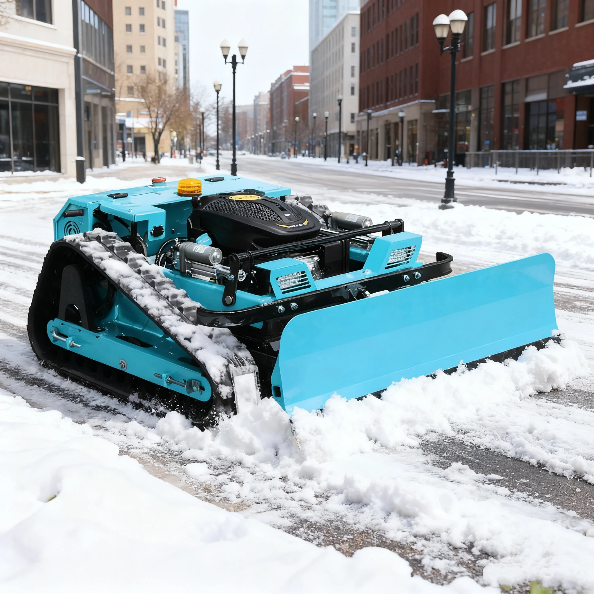 

Full Payment, US Stock, RC Lawn Mower,Powerful Brushless Motor, With Snow Shovel,Suitable for Lawn Maintenance and Snow Removal.