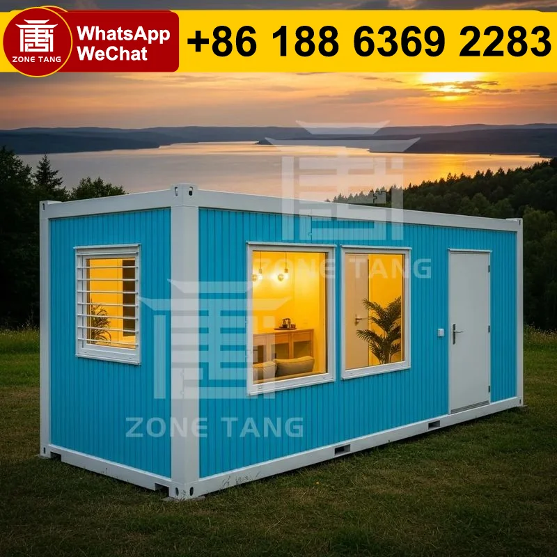 

Prefab Container System Flat Pack Home Ecological Easily Movable Manufactured Homes Hotel Tiny House Wind Resistance Mobility
