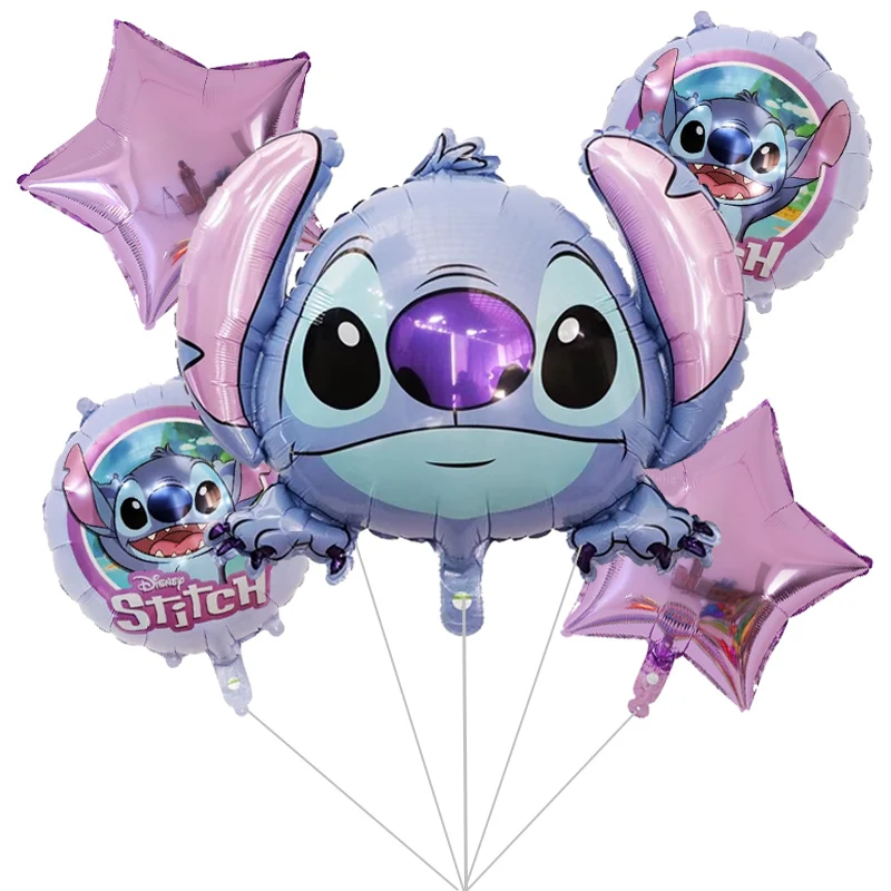 Disney Stitch Birthday Party Balloons Lilo & Stitch Balloon Sets Baby Shower for Kids Birthday Party Decorations Supplies Gifts