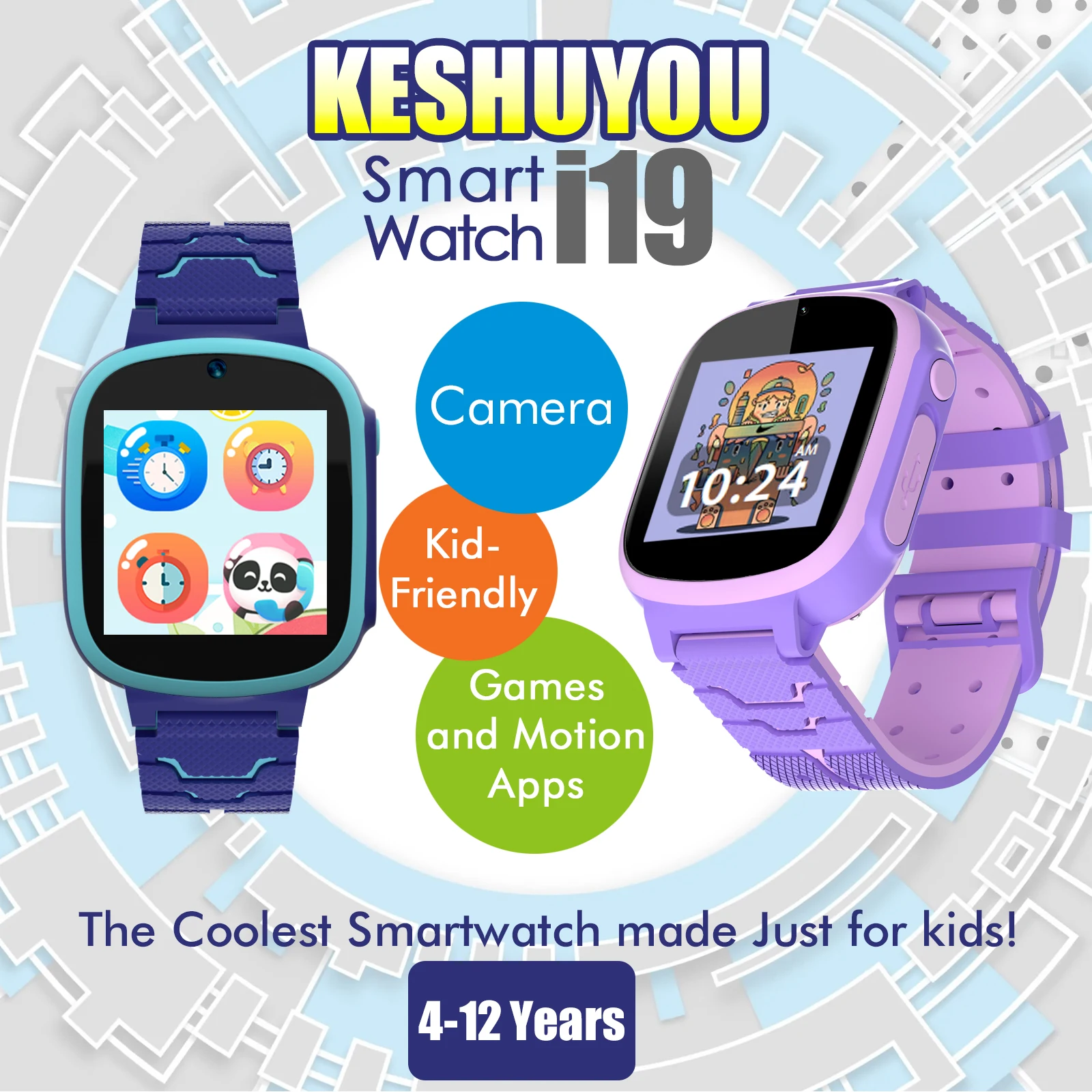 Smart Watch for Kids 1.44\