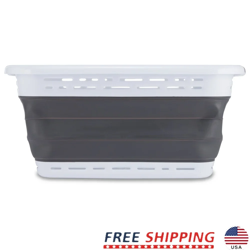 

Складная корзина для белья с ручками. Легкий, прочный, компактный, сортировщик белья. Домашнее хранение в общежитии колледжа. Путешествия.