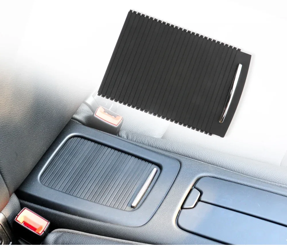 Für BMW E92 E93 M3 Auto Hinten Konsole Ablage Abdeckung Trim Abdeckung Rutsche Rollo Abdeckung Wasser Tasse Halter Vorhang 51166963913 – Detail 1