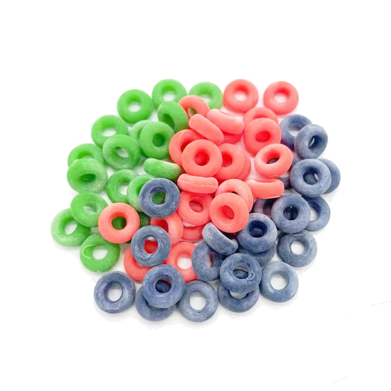 50 Pcs Pig Cattle Sheep Cutting Tail Rubber Rings High Elastic Tendon Rubber Castrating Ring Farm Animal Livestock Accessories