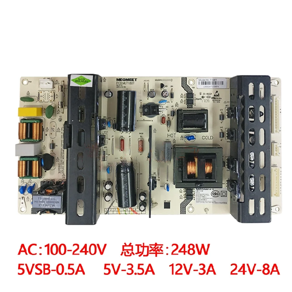 Power Supply Board MLT188T REV:1.0 for JAK55PJ35 43-55 inch advertising machine commercial display bright screen