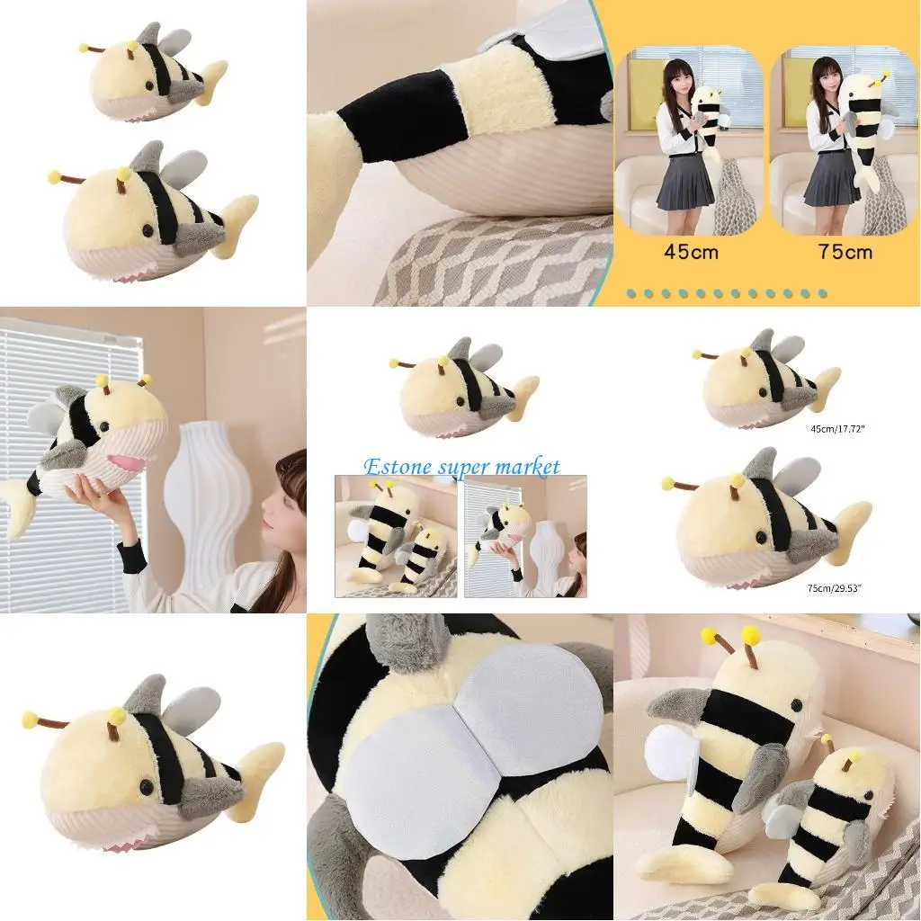 

090B Photostudio Props Throw Pillow Party Gift Shark and Combination