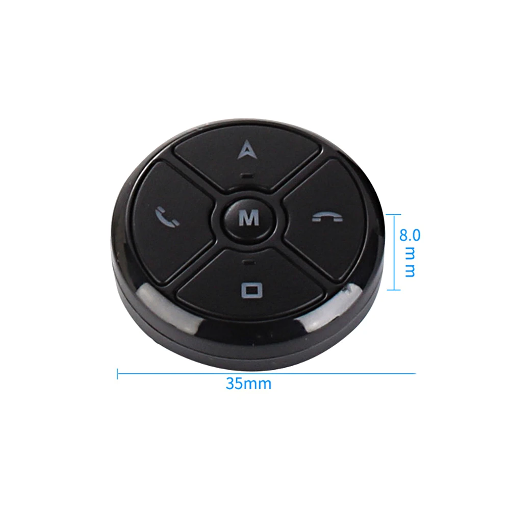 EKIY Car Universal Steering Wheel Control Key Smart Wireless Remote Control Button for Car Navigation DVD Steering Control