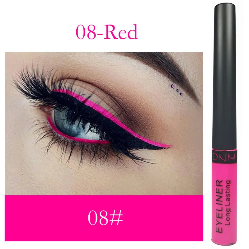 Matte flüssige Eyeliner Bleistift wasserdicht langlebige dauerhafte natürliche schwarz blau Pigment Eyeliner Party Make-up Frauen tslm1