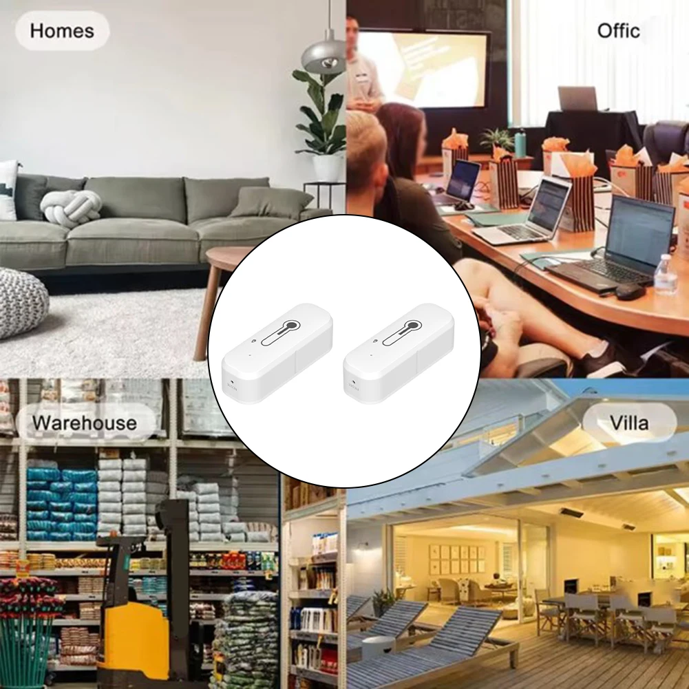 

Wireless Humidity and Temperature Monitor with App Control for Indoor For Room Garden Office Use with Smart Alerts