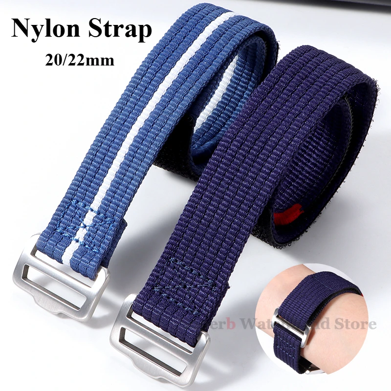 Premium Nylon Watch Band for Tudor for Seiko 20mm 22mm Men Military Sport Wrist Band for Rolex Replacement Canvas Wristband