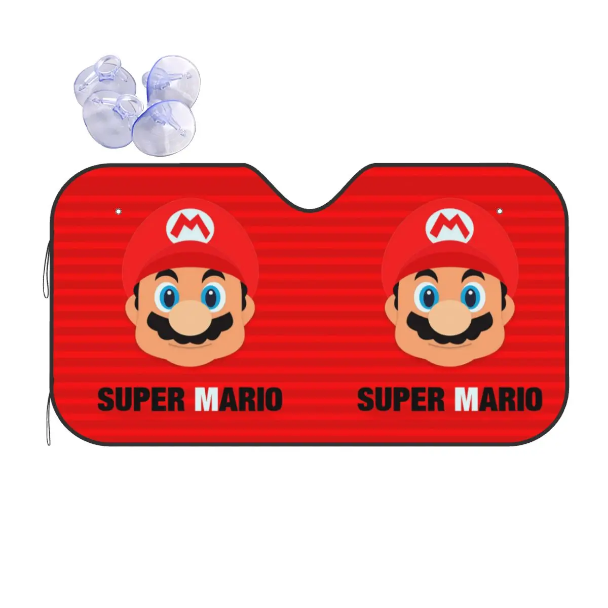 Super Marios Sunshade Windscreen Video Games Fashion Car Front Windshield 70x130cm Sun Visor Solar Protect