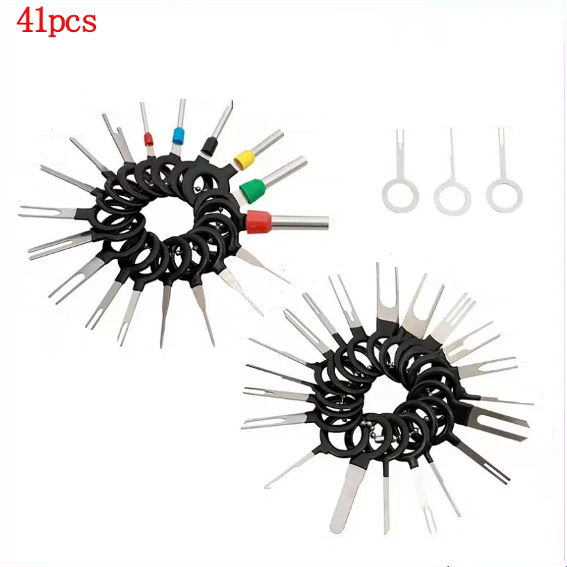 Car Terminal Removal Wire Plug Connector Electrical Wiring Crimp Kit Wires Pin Extractor Automotive Tool Set Disassembly