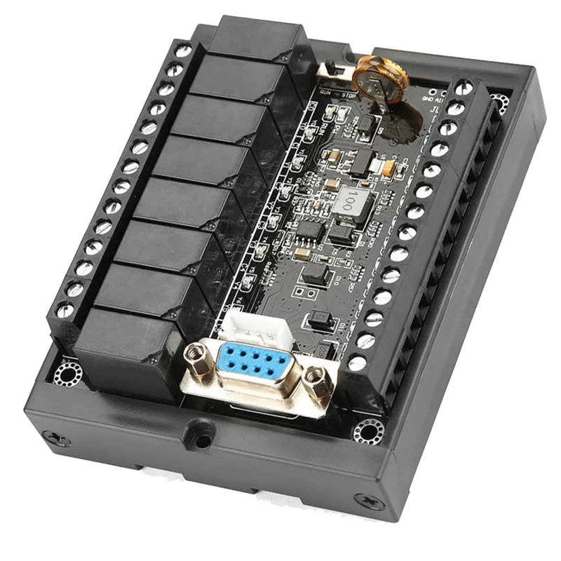 Controlador de Motor paso a paso, placa controladora programable PLC FX1N 20MR, módulo de retardo de relé programable, regulador de Motor