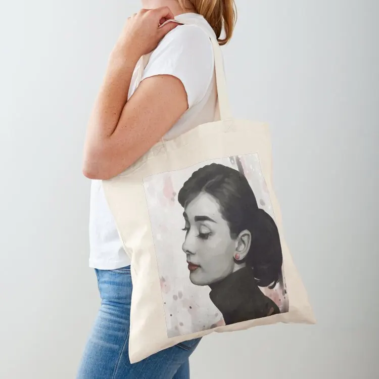 

Audrey Hepburn Tote Bag large size bags Shopping bags the tote bag Lady bags