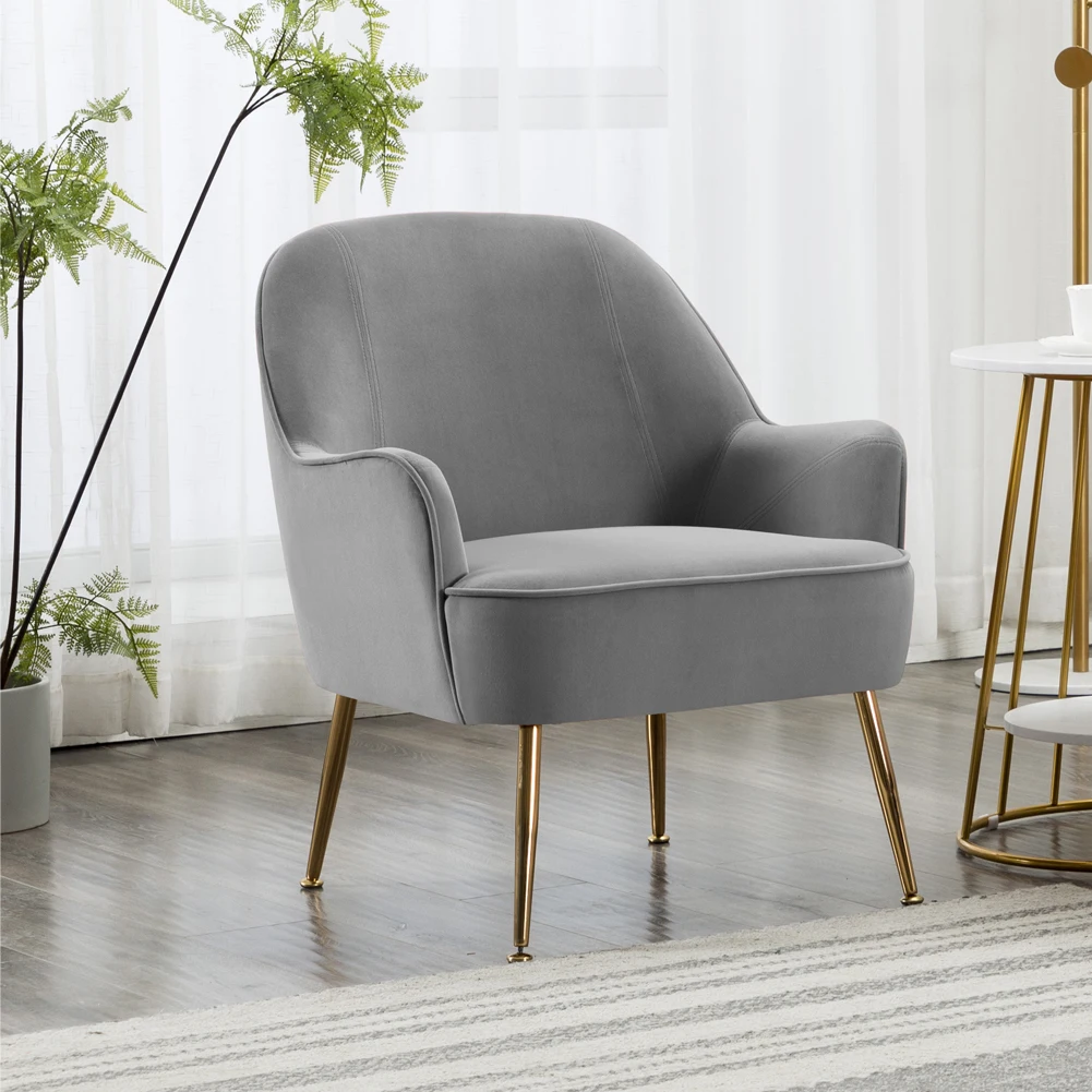 Leisure Velvet Armchair