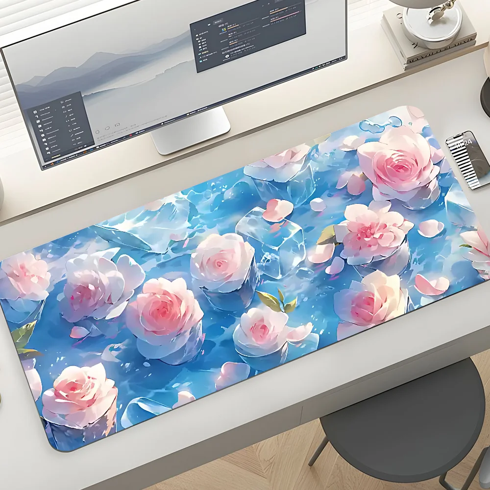 Tulip Flowers Mousepad Mousepad New Arrivals Large Gaming Mousepad L XL XXL Gamer Mouse Pad Size For Keyboards Mat