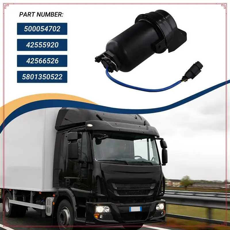 

Truck Fuel Filter Assembly Diesel Filter Assembly 500054702 For IVECO Replacement 42555920 42566526 5801350522