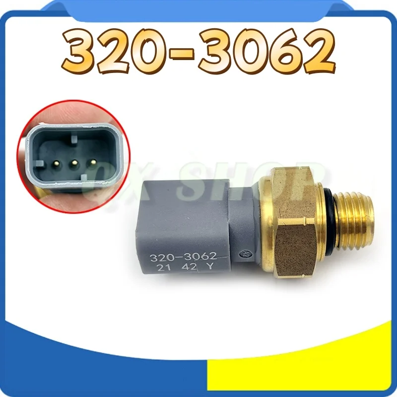 

320-3062 Подходит для датчика давления моторного масла и топлива Caterpillar E312D E320D2 E325D C4.4/C6.4/C7 Perkins 3203062