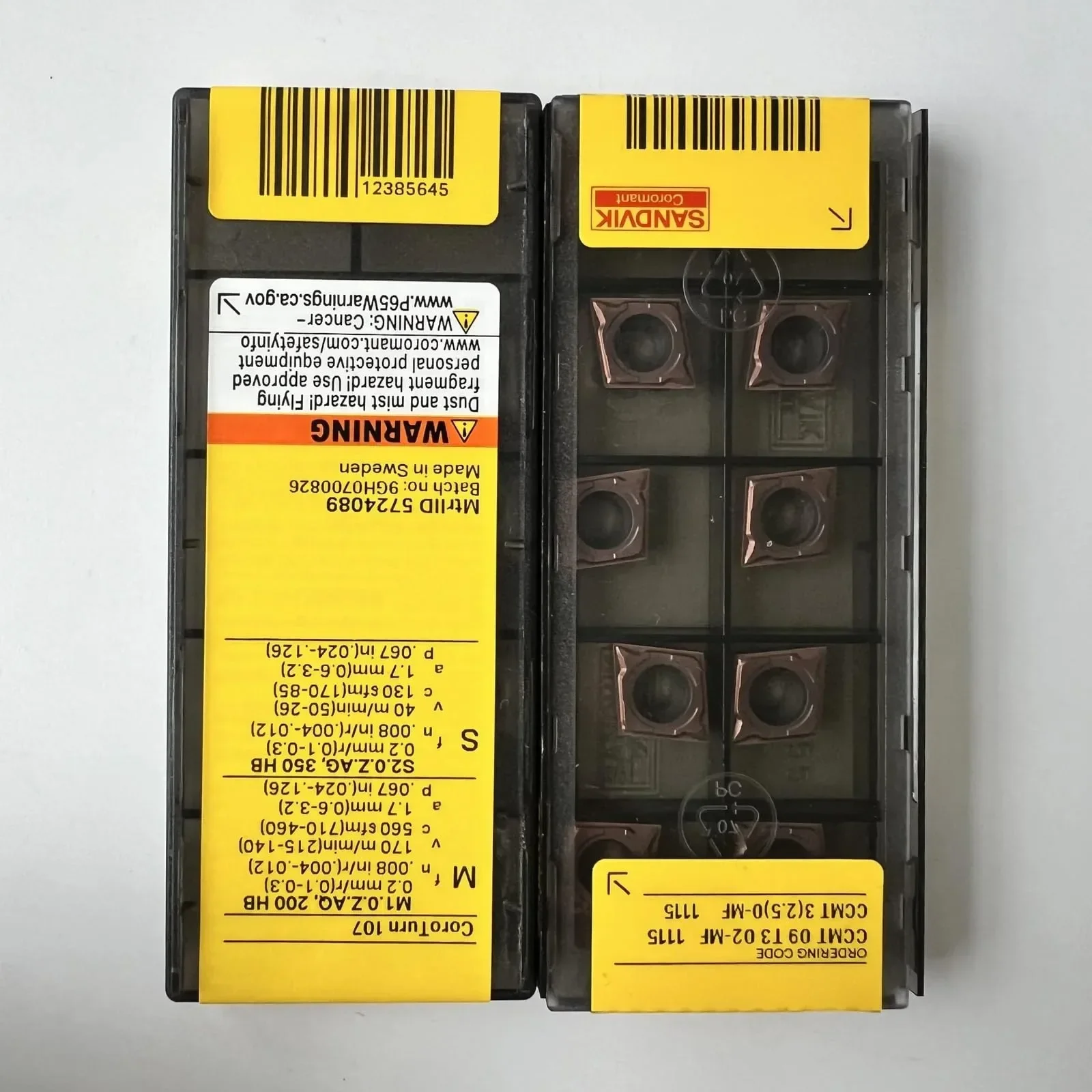 

SANDVIK-Coromant / CCMT09T302-MF 1115 / 10 Pcs
