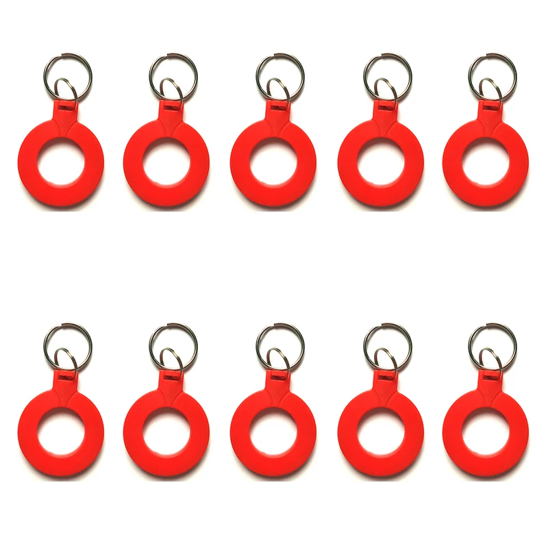 10pcs 13.56 Mhz Block 0 Sector Rewritable RFID M1 S50 UID Changeable Card Tag Keychain Keyfob ISO14443A